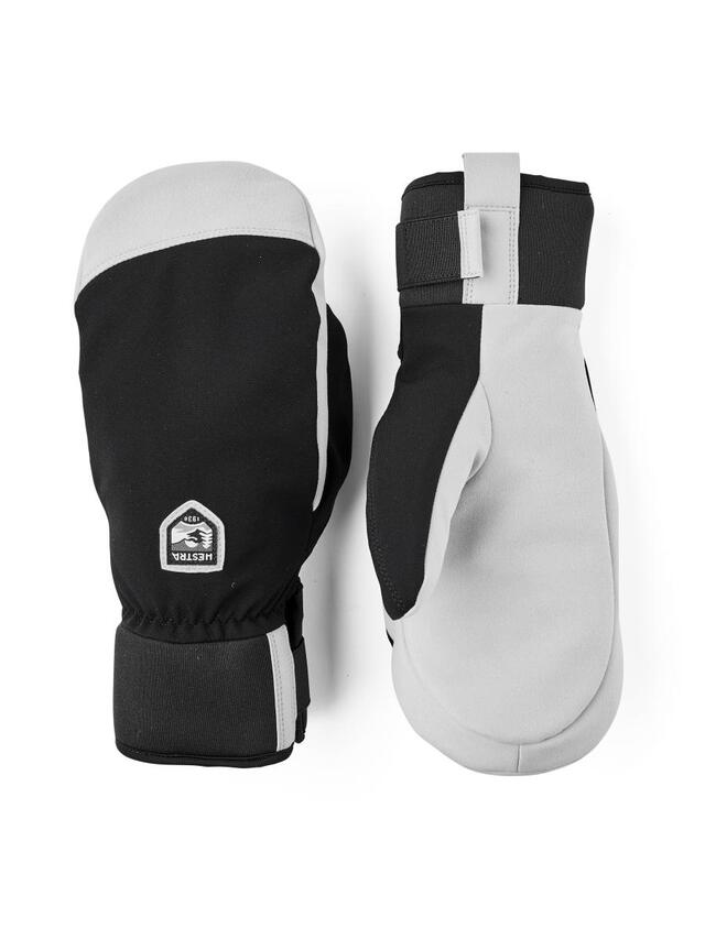 Hestra Wool Terry Windbreaker Mitt 8 Black 