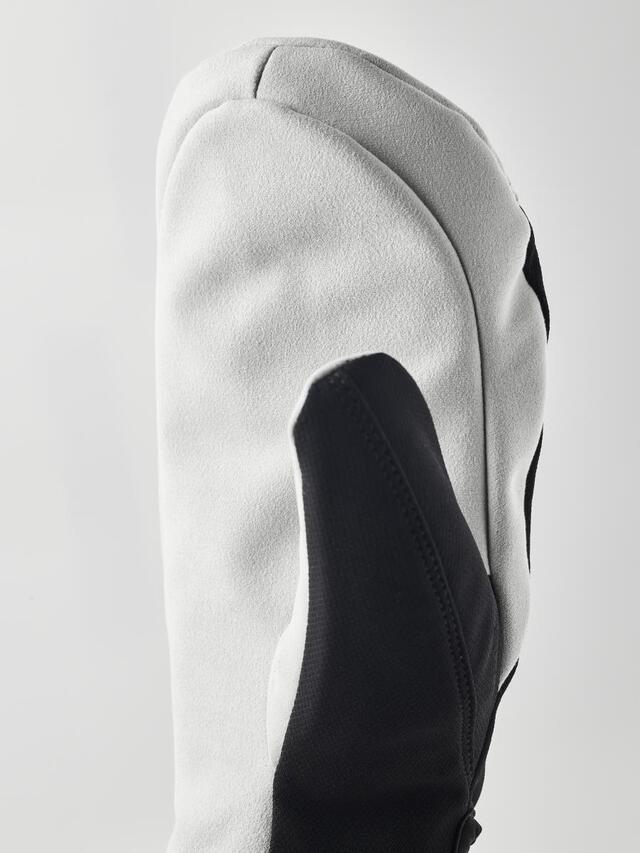 Hestra Wool Terry Windbreaker Mitt 8 Black 