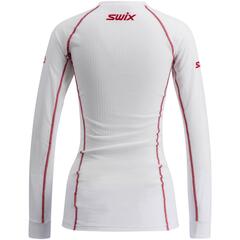 Swix Racex Classic Long Sleeve W M Bright White/Swix Red