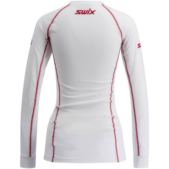 Swix Racex Classic Long Sleeve W M Bright White/Swix Red 