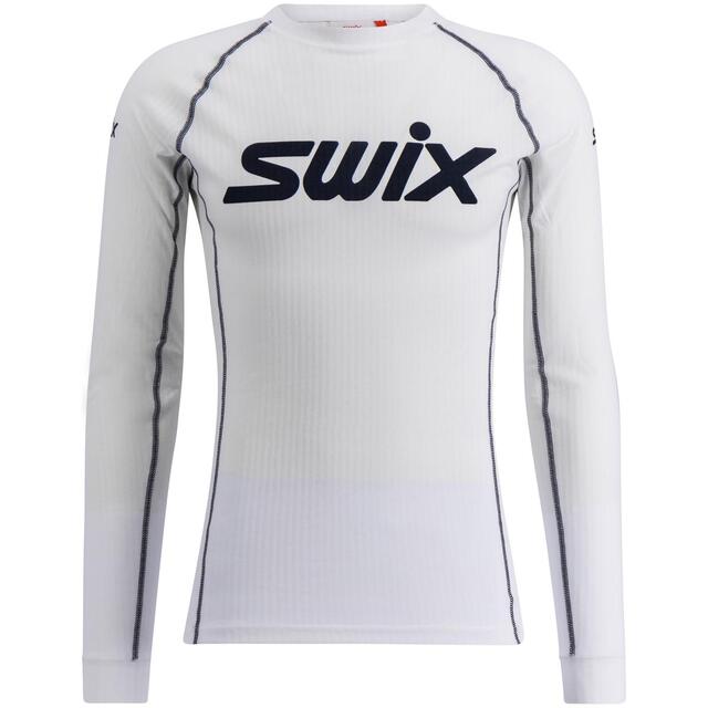 Swix Racex Classic Long Sleeve M L Bright White/ Dark Navy 