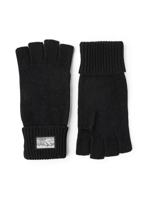 Hestra Raggwool Half Finger Black
