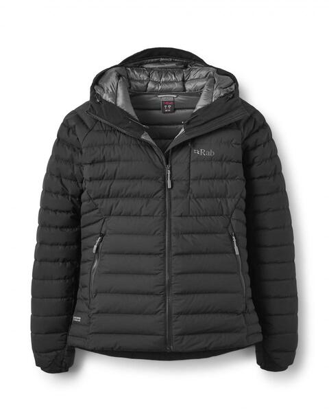 Rab Microlight Windstopper Hoody Wmns Blk Black