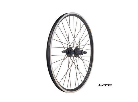 LITE V-brems/DiscIS 24"/507 Bakhjul Sort NEXT II felg, 8/9/10d Boss, Stikkakse 
