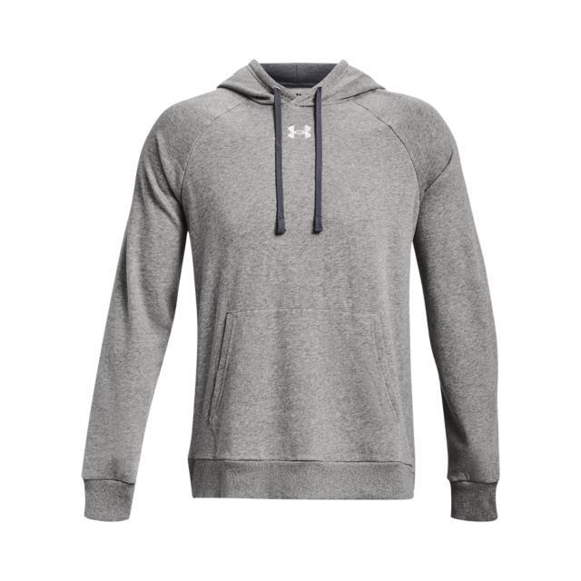 Under Armour Ua Rival Fleece Hoodie L 025 Castlerock Light Heather 