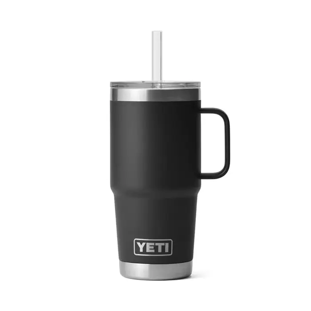 Yeti RAMBLER 25 OZ STRAW MUG Black