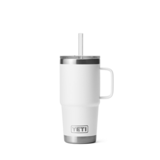 Yeti RAMBLER 25 OZ STRAW MUG WHITE