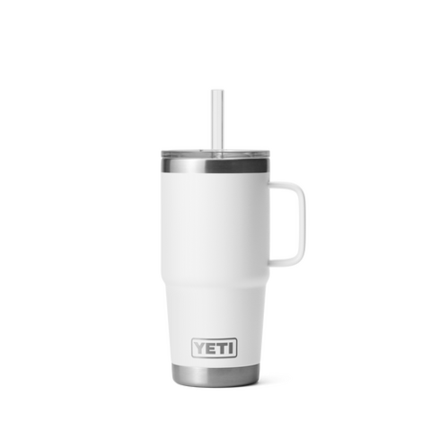 Yeti RAMBLER 25 OZ STRAW MUG WHITE