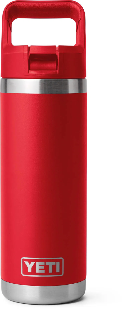 Yeti RAMBLER 18OZ COLOUR STRAW BOTTLE Rescue Red