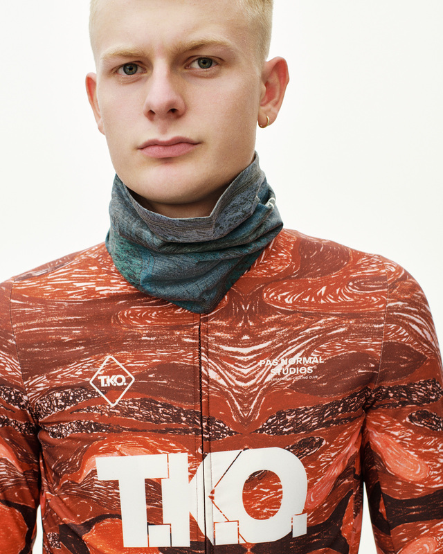 Pas Normal Studios T.K.O. Mechanism S Thermal Woven LS Jersey - TKO Red 