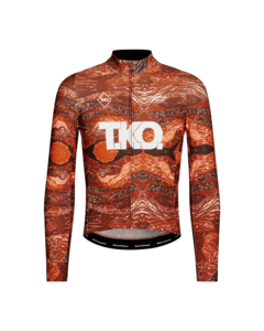 Pas Normal Studios T.K.O. Mechanism S Thermal Woven LS Jersey - TKO Red