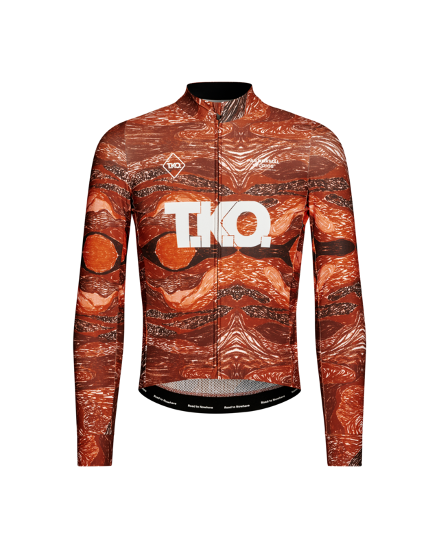 Pas Normal Studios T.K.O. Mechanism S Thermal Woven LS Jersey - TKO Red 