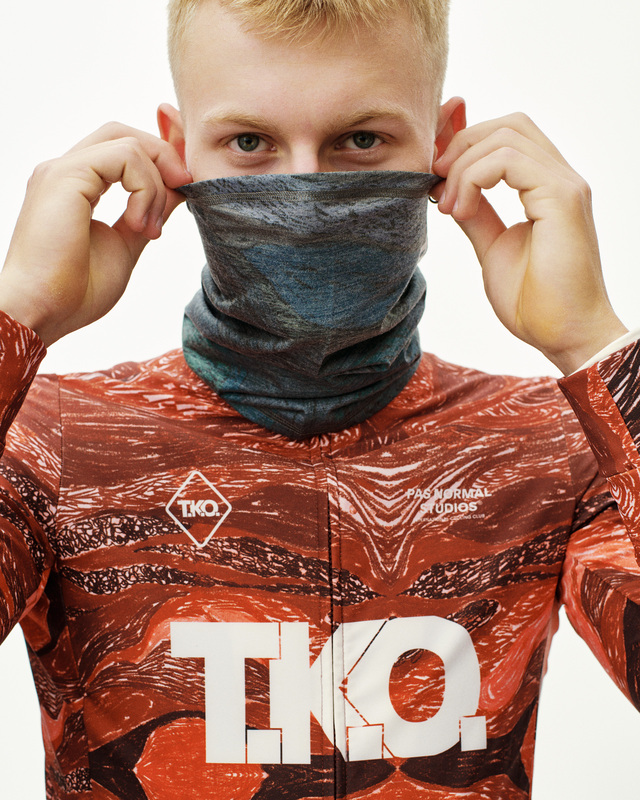 Pas Normal Studios T.K.O. Mechanism S Thermal Woven LS Jersey - TKO Red 