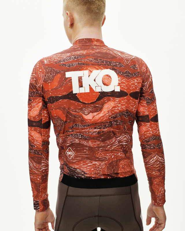 Pas Normal Studios T.K.O. Mechanism S Thermal Woven LS Jersey - TKO Red 