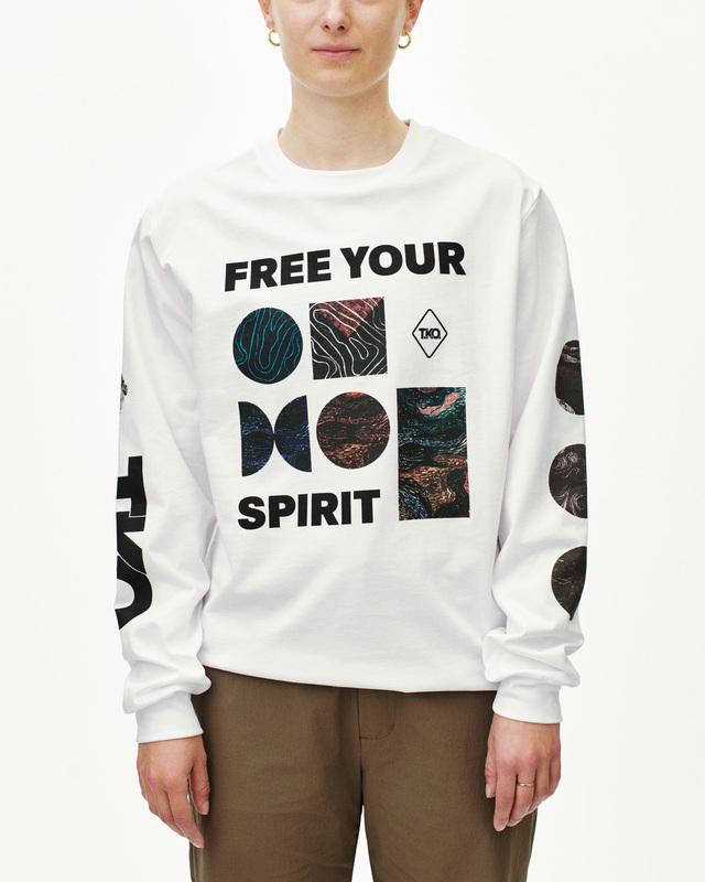 Pas Normal Studios T.K.O. Off-Race S Long Sleeve T-Shirt - White 
