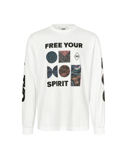 Pas Normal Studios T.K.O. Off-Race Long Sleeve T-Shirt - White