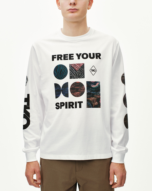 Pas Normal Studios T.K.O. Off-Race S Long Sleeve T-Shirt - White 
