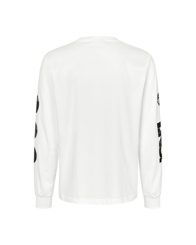Pas Normal Studios T.K.O. Off-Race S Long Sleeve T-Shirt - White 