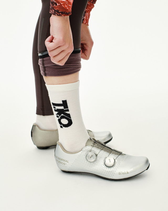 Pas Normal Studios T.K.O. Thermal S Wool Socks - White 