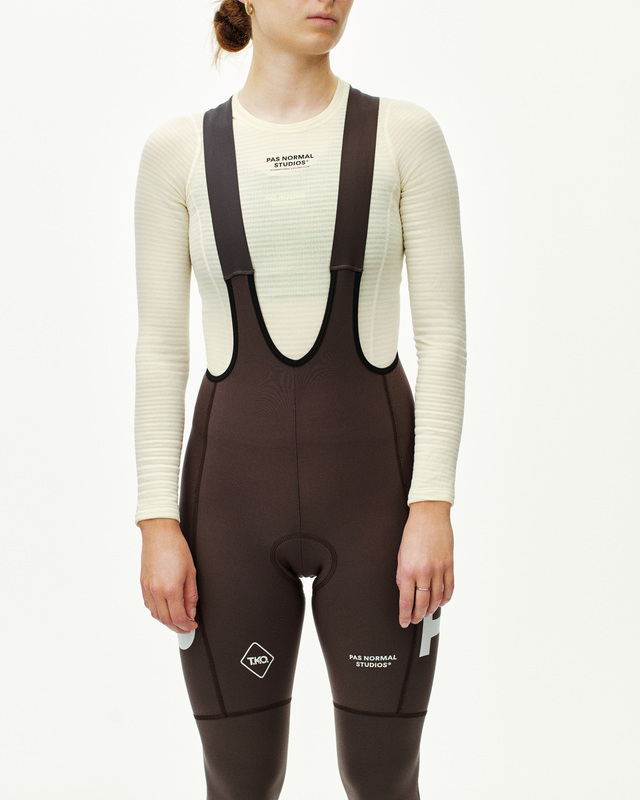 Pas Normal Studios Womens T.K.O. S Essential Thermal Long Bib - Dark Purple 