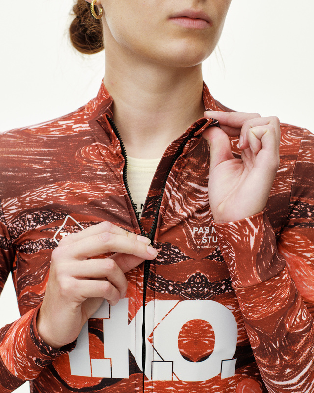 Pas Normal Studios Womens T.K.O. XS Mechanism LS Jersey - TKO Red 
