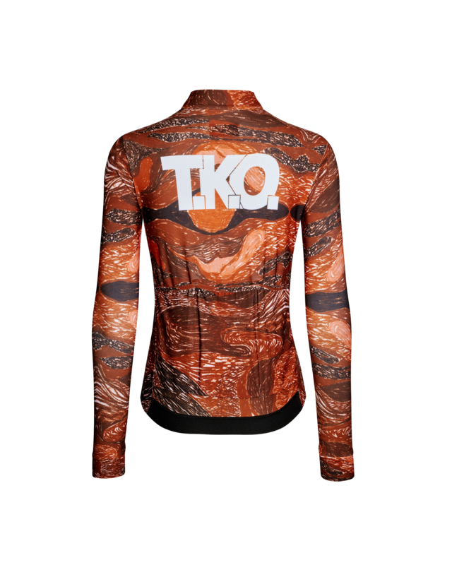 Pas Normal Studios Womens T.K.O. XS Mechanism LS Jersey - TKO Red 