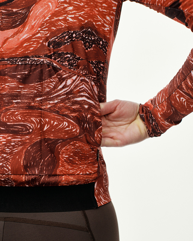 Pas Normal Studios Womens T.K.O. XS Mechanism LS Jersey - TKO Red 