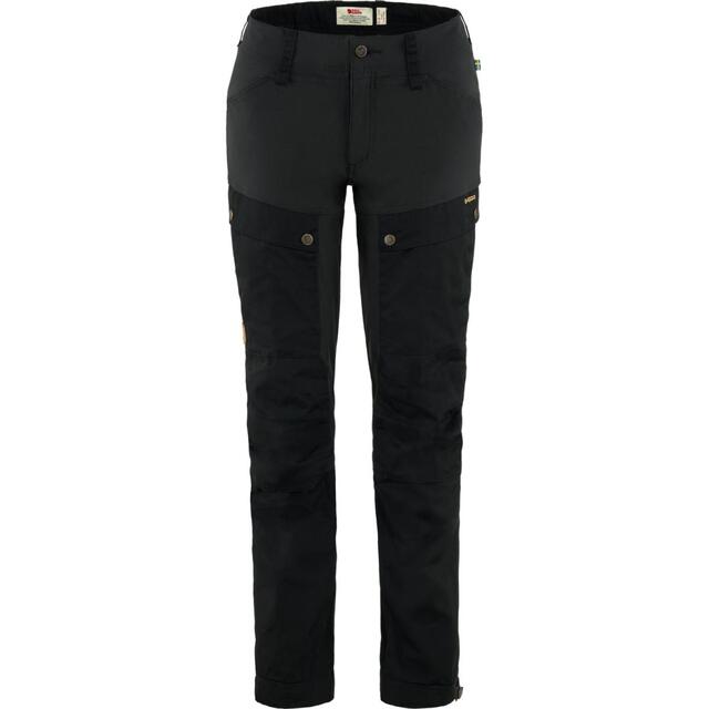 Fjällräven Keb Trousers Curved Dame 38 Black 