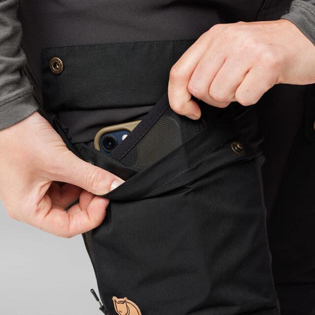 Fjällräven Keb Trousers Curved Dame 38 Black 