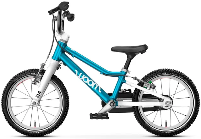 Woom Go 2 14" Metalic Blue 5,3kg, 3-4,5 år, 95-110cm 